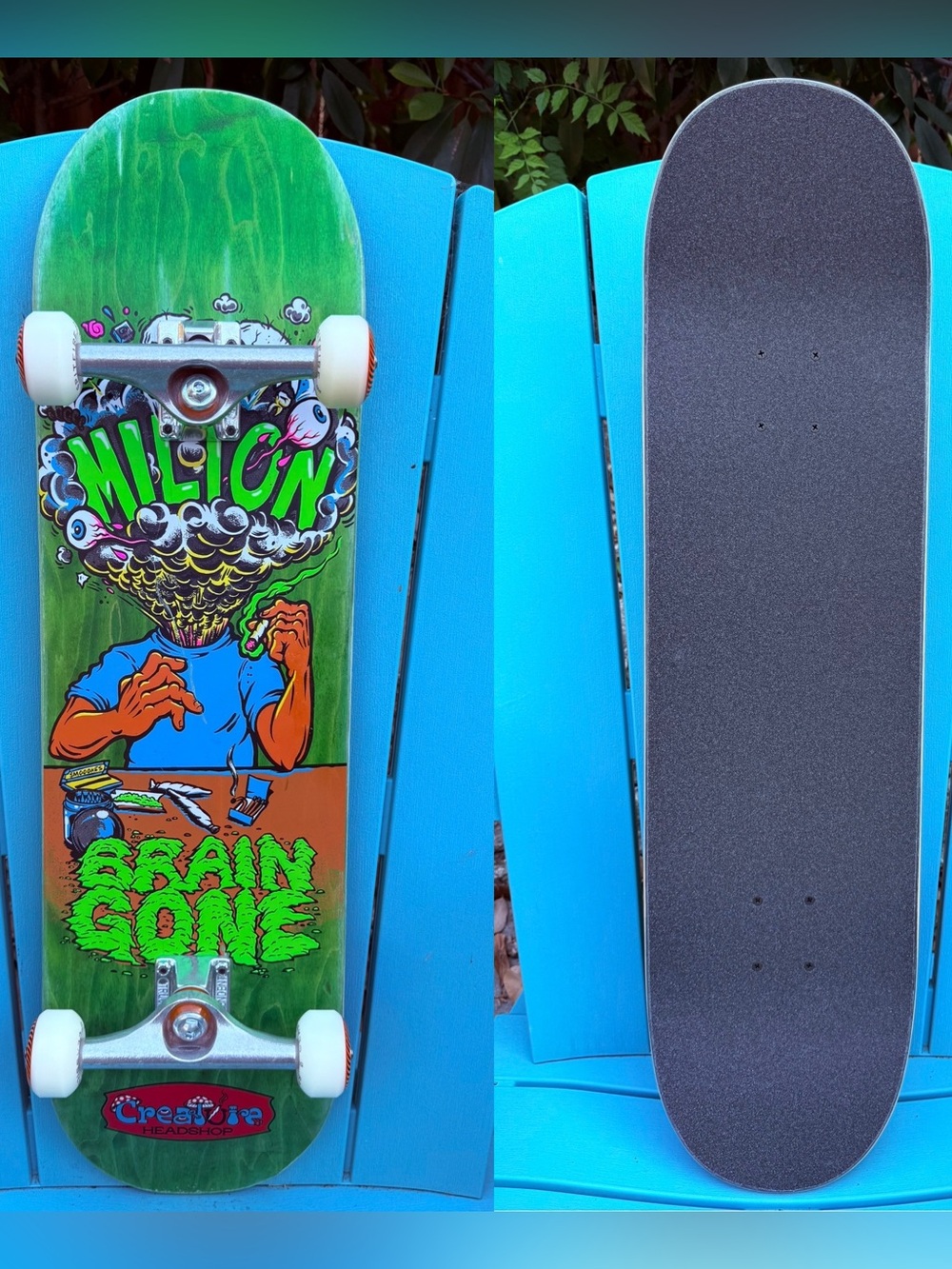 Creature Milton Martinez Brain Gone Complete Skateboard 8.6” Independent Trucks